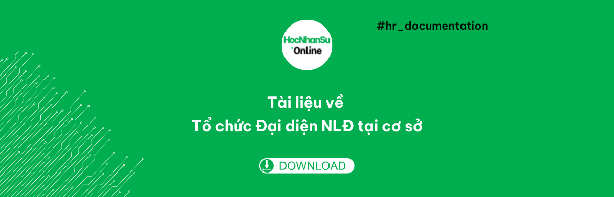 Tổ chức đại diện NLĐ tại cơ sở